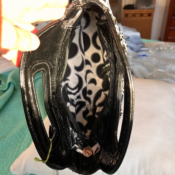 Vera Bradley NWT Got It Handled Night and Day Matching Clutch Wallet Black White - Picture 9 of 16